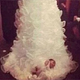 Image for article titled Bride Defends Attaching Newborn Baby to the Train of Her Wedding Dress